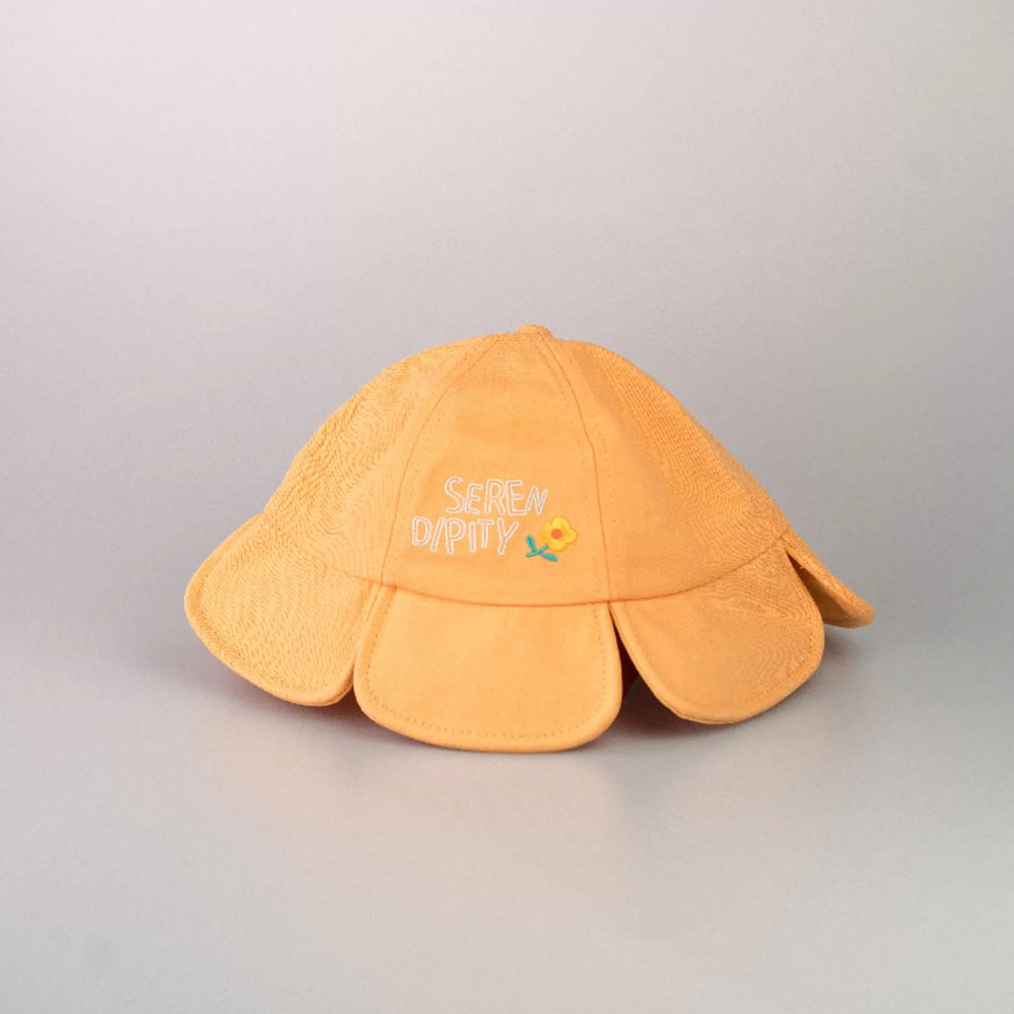 MINISO Accessori-Kids Bucket Hat A Forma Di Fiore Color Ocra