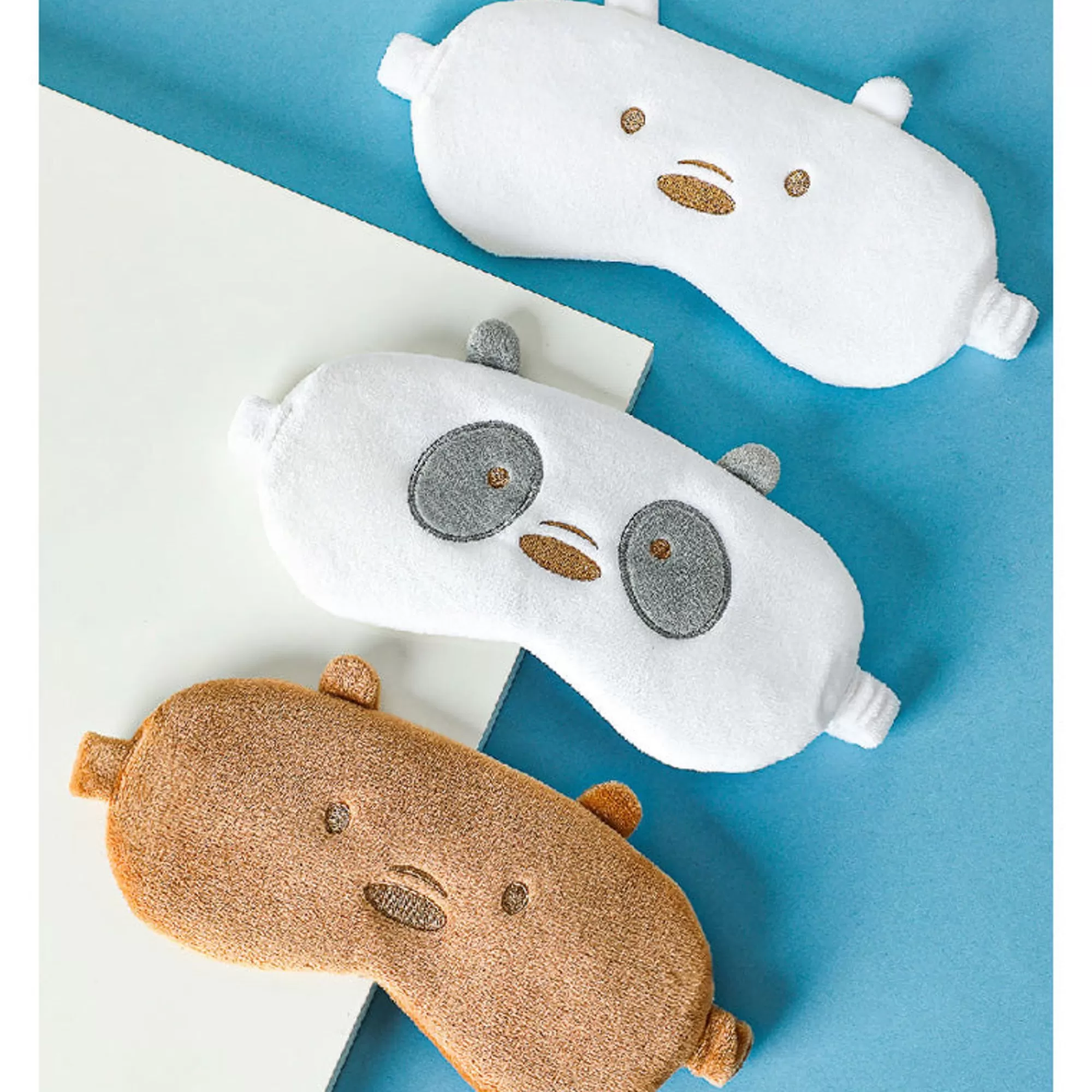MINISO Accessori Viaggio-Maschera Per Gli Occhi - Ice Bear Di We Bare Bears