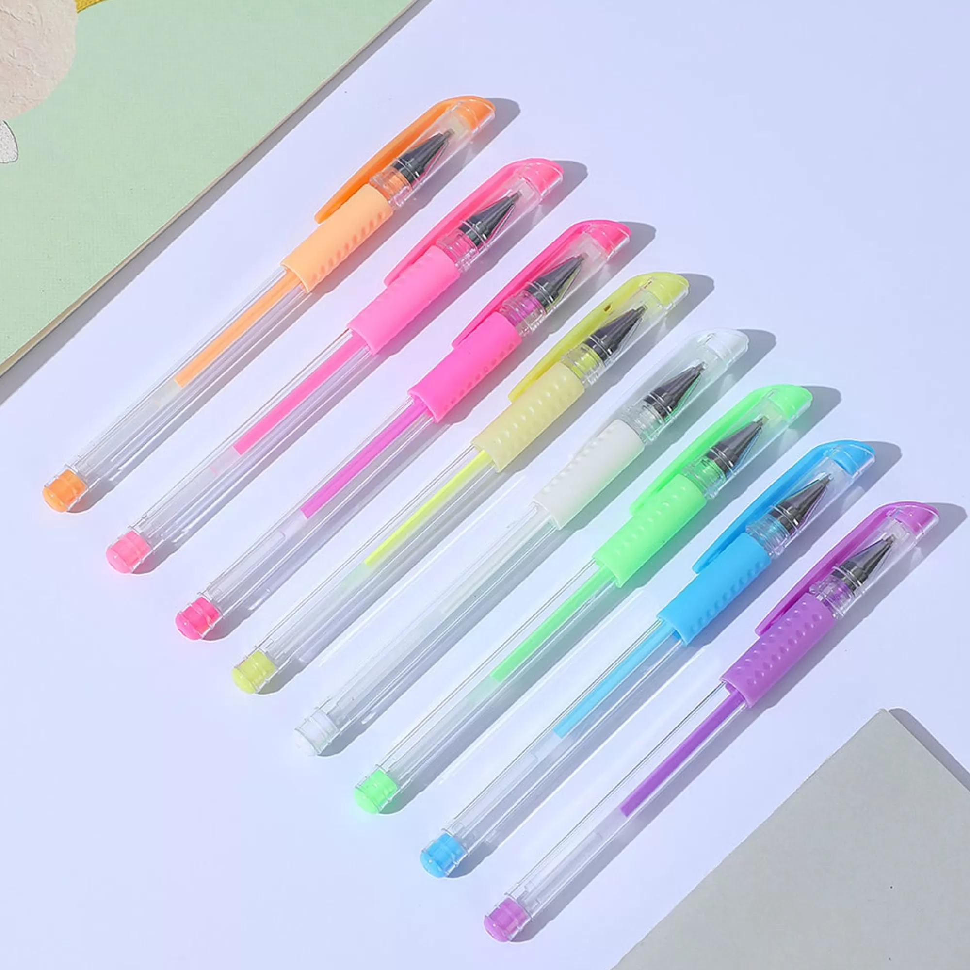 MINISO Penne E Pennarelli-Penna Gel Pastello 8 Colori