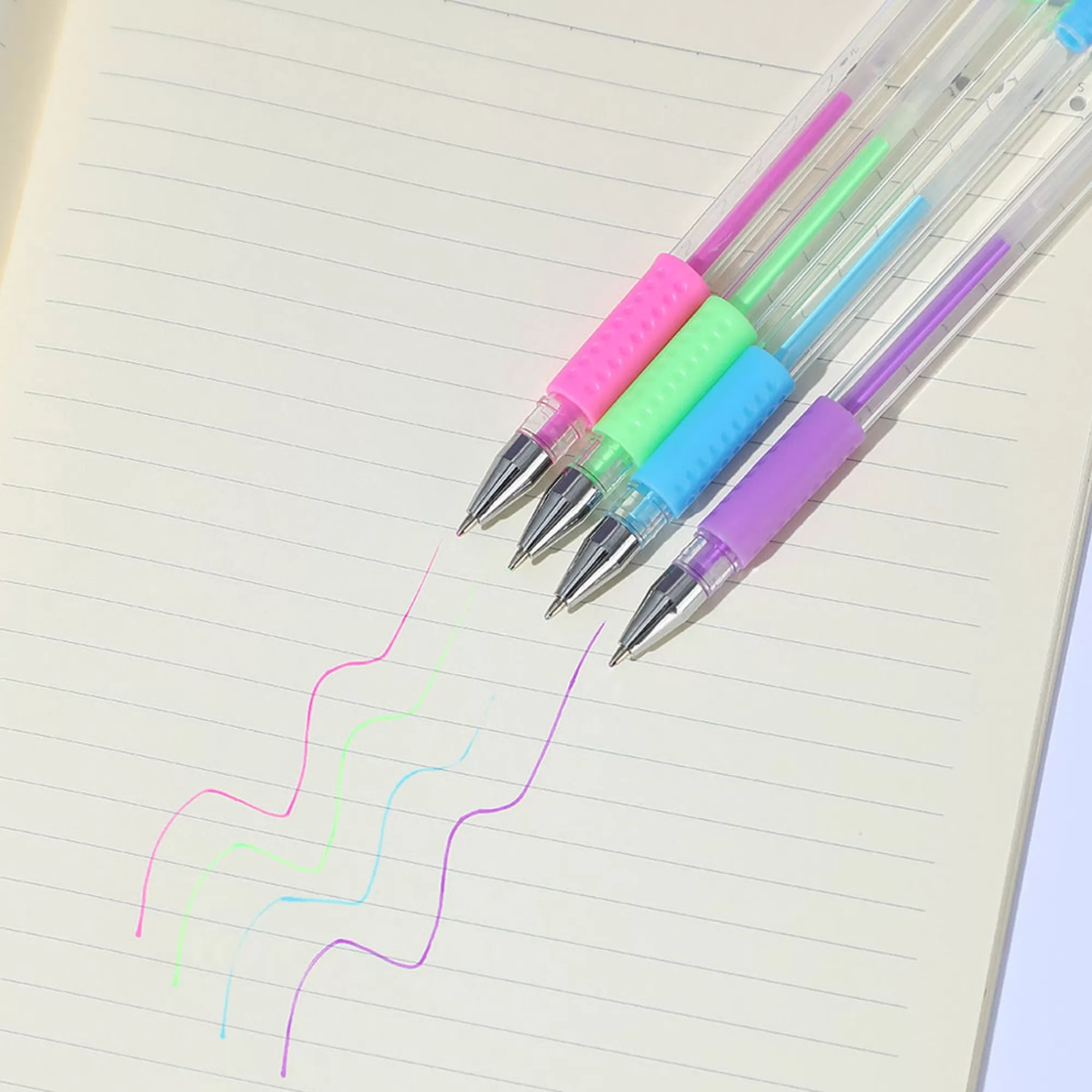 MINISO Penne E Pennarelli-Penna Gel Pastello 8 Colori