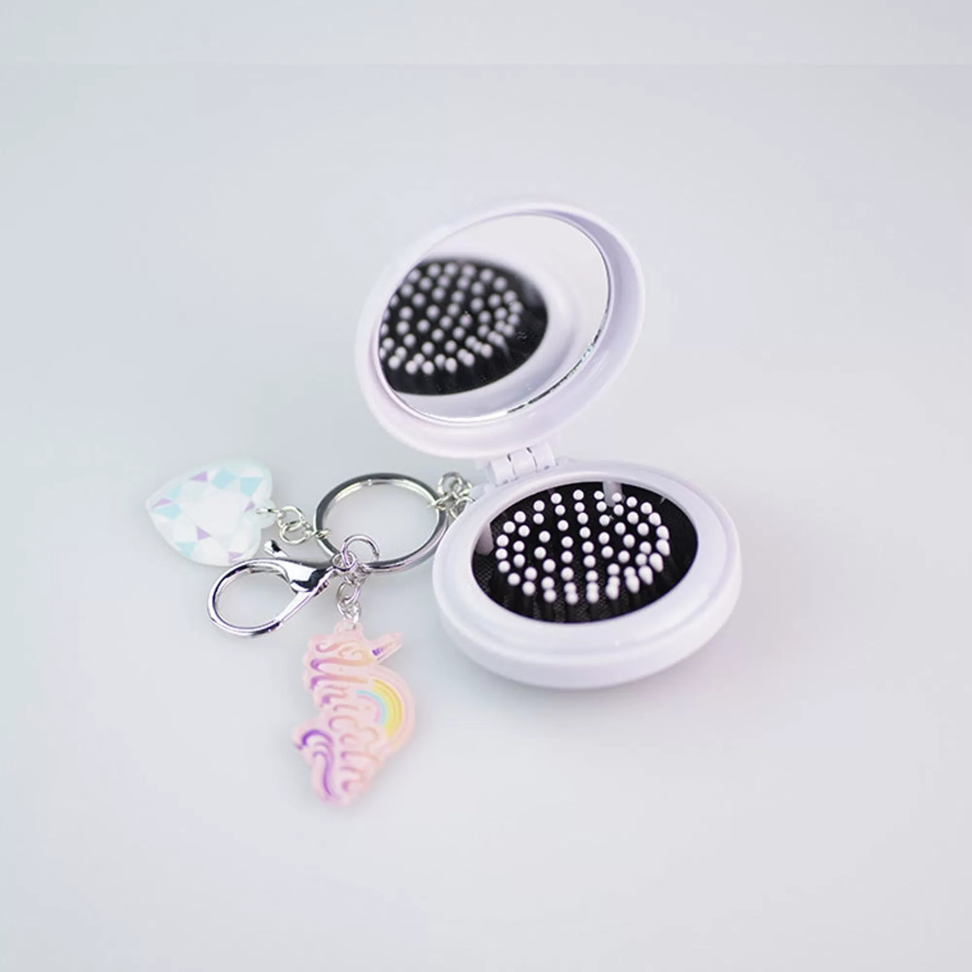 MINISO Borse & Zaini-Portachaivi Mini Pettine - Unicorn Dream (1Pz)